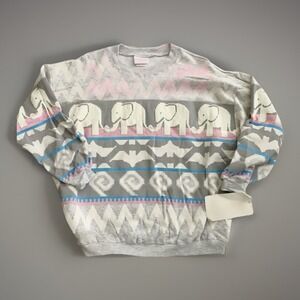 New Nwt Vintage Spumoni By Franko Elephant Sweatshirt